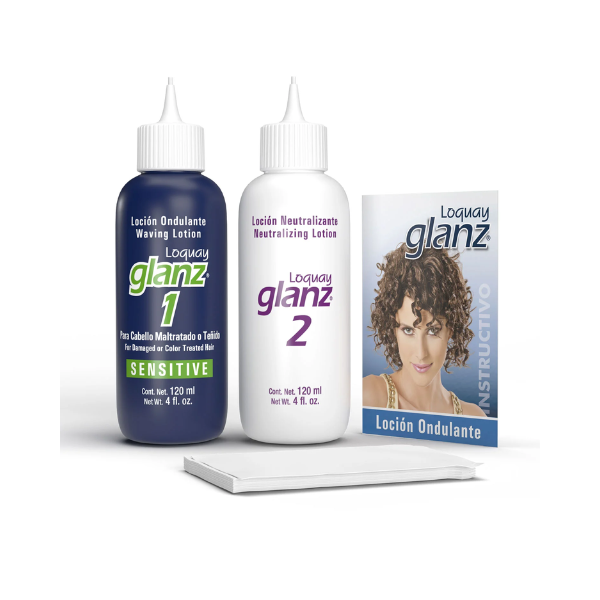 LOCION ONDULANTE GLANZ SENSITIVE LOQUAY 2X120ML