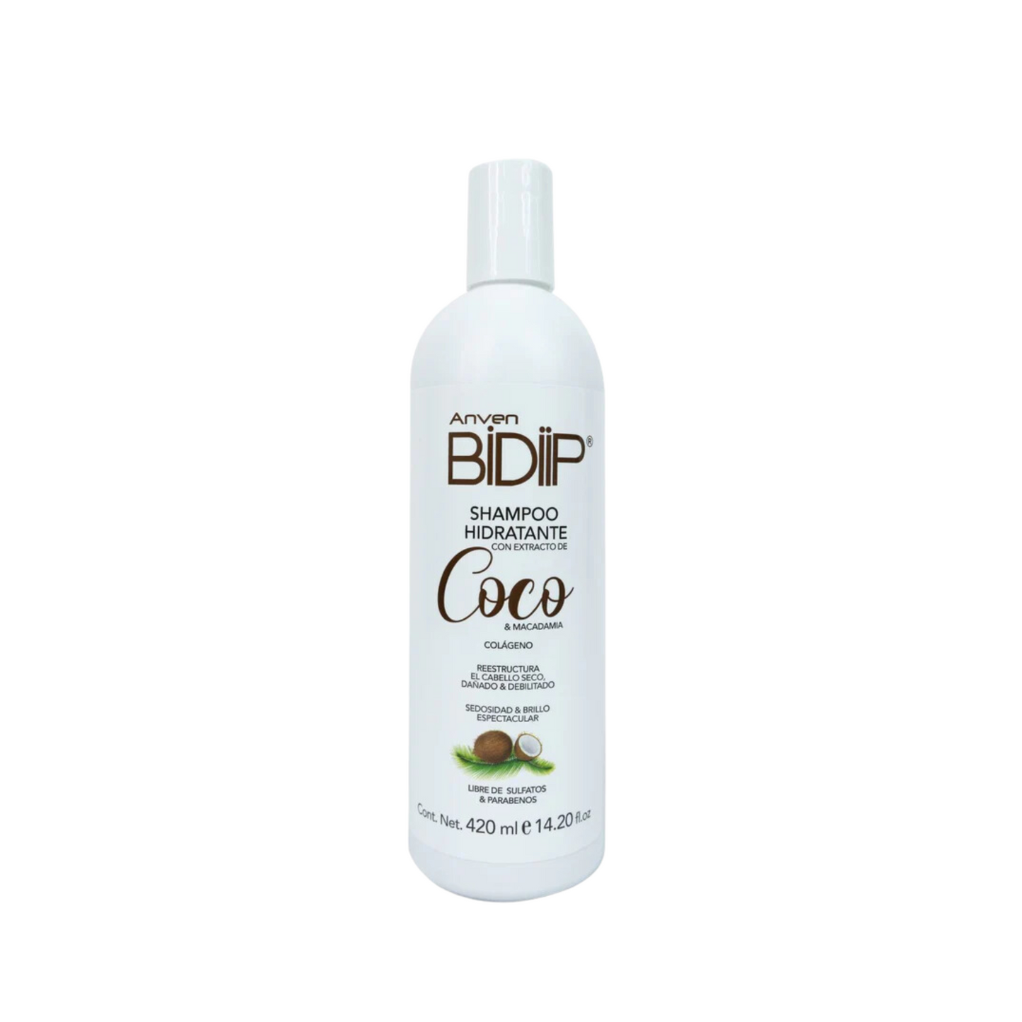 SHAMPOO HIDRATANTE COCO BIDIIP 420ML