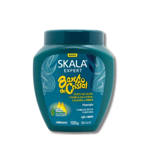 TRATAMIENTO SKALA EXPERT BANHO DE CRISTAL (BRILLO Y NUTRICIÓN P/C OPACO) 1KG