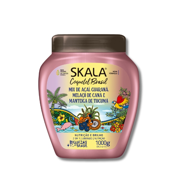 TRATAMIENTO SKALA EXPERT COQUETEL BRASIL (NUTRICIÓN Y BRILLO) 1KG