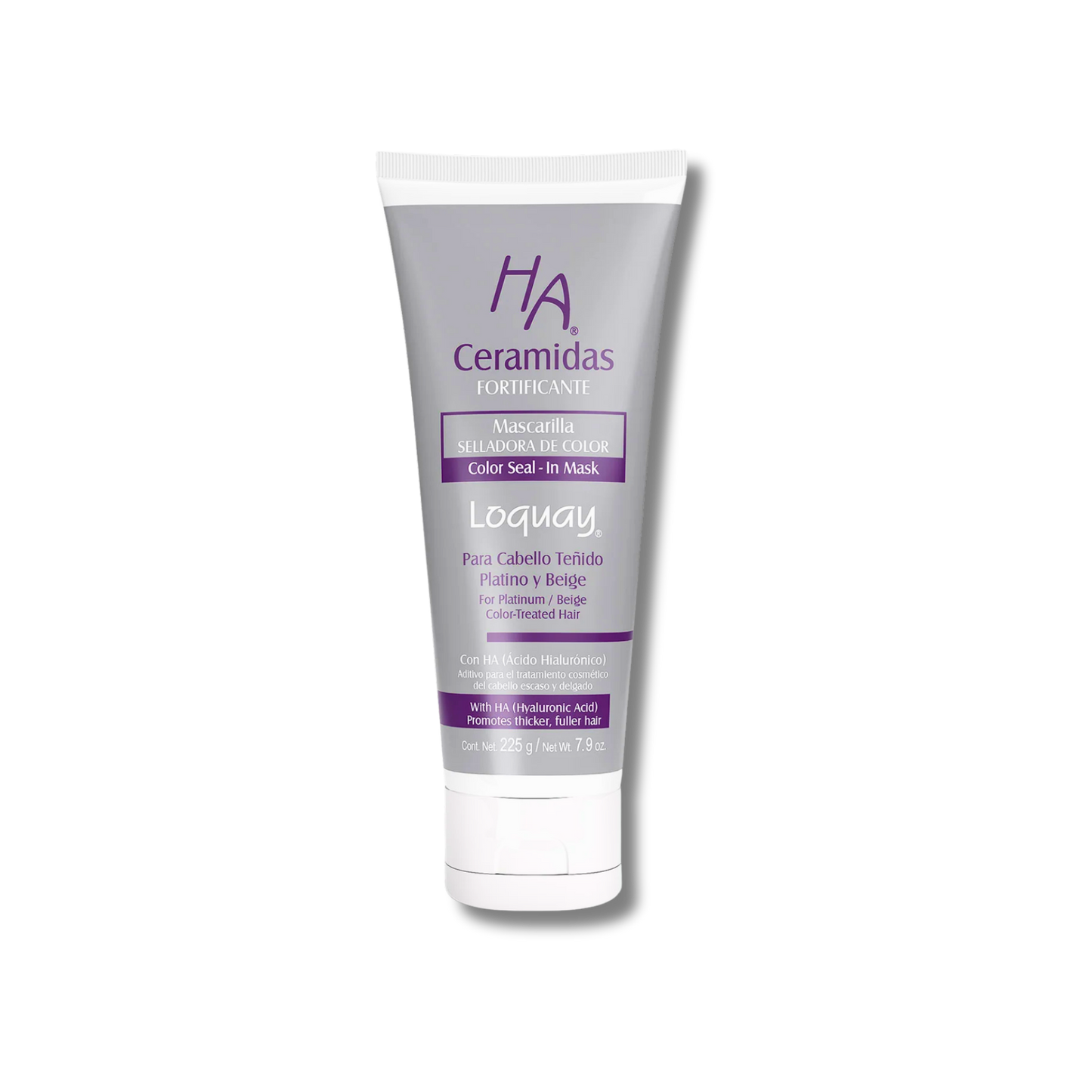 HA CERAMIDAS MASCARIILA PLATINO -BEIGE LOQUAY 225G