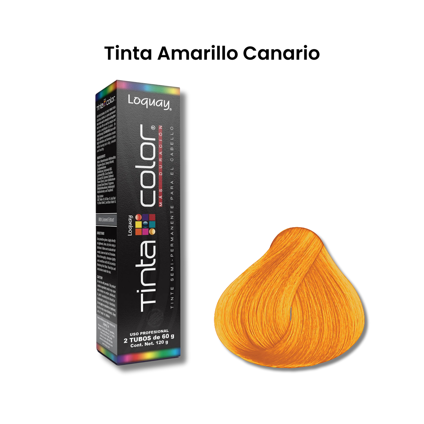 TINTE SEMIP.TINTA COLOR AMARILLO 2X60G