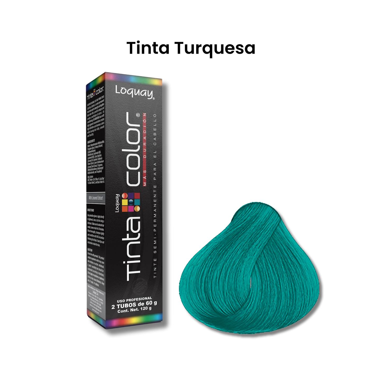TINTE SEMIP.TINTA COLOR TURQUESA 2X60G