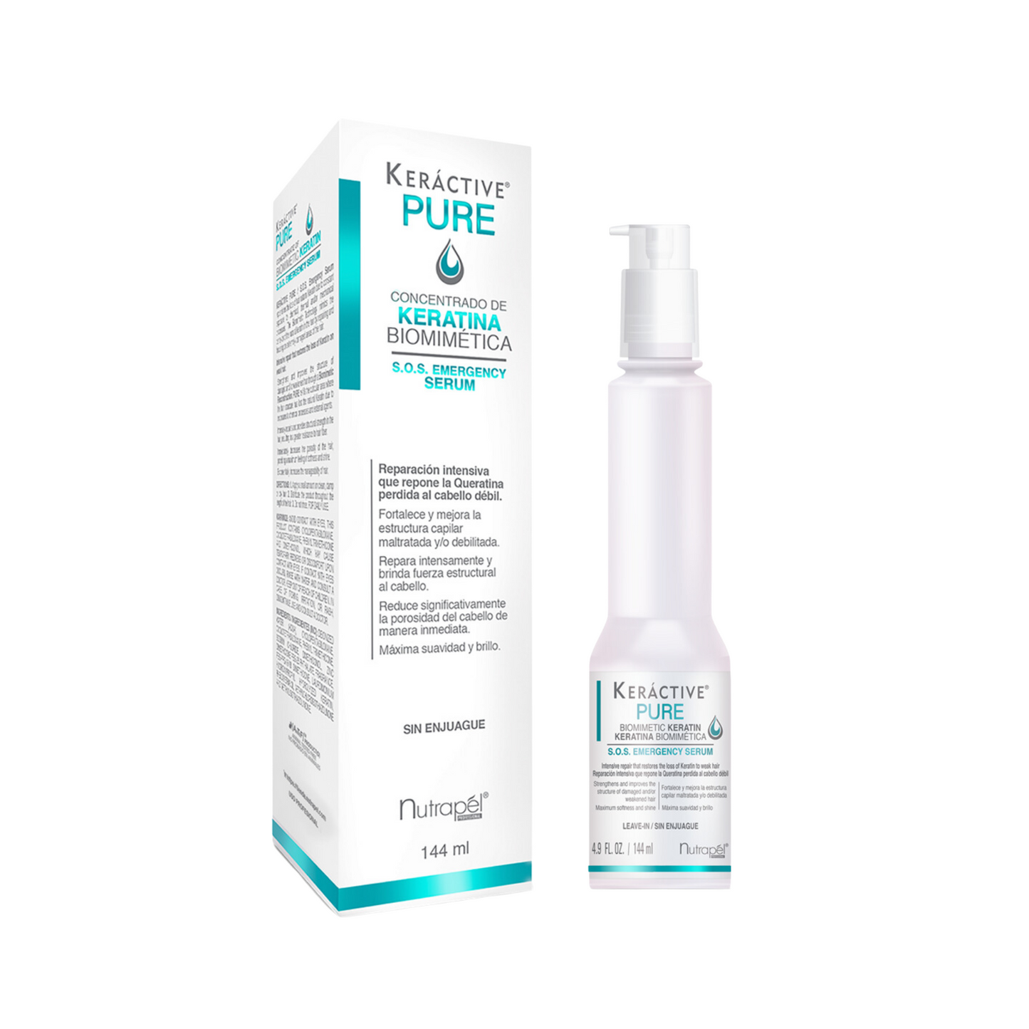 TRATAMIENTO PURE KERACTIVE NUTRAPEL 144ML