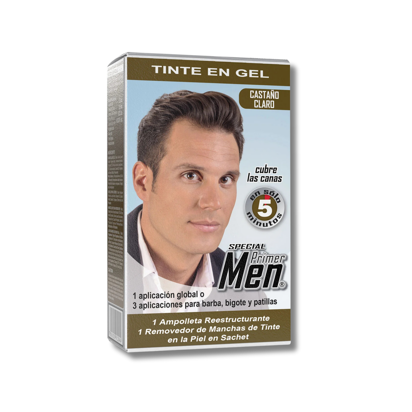 TINTE PRIMER MEN LOQUAY CASTAÑO CLARO 85G