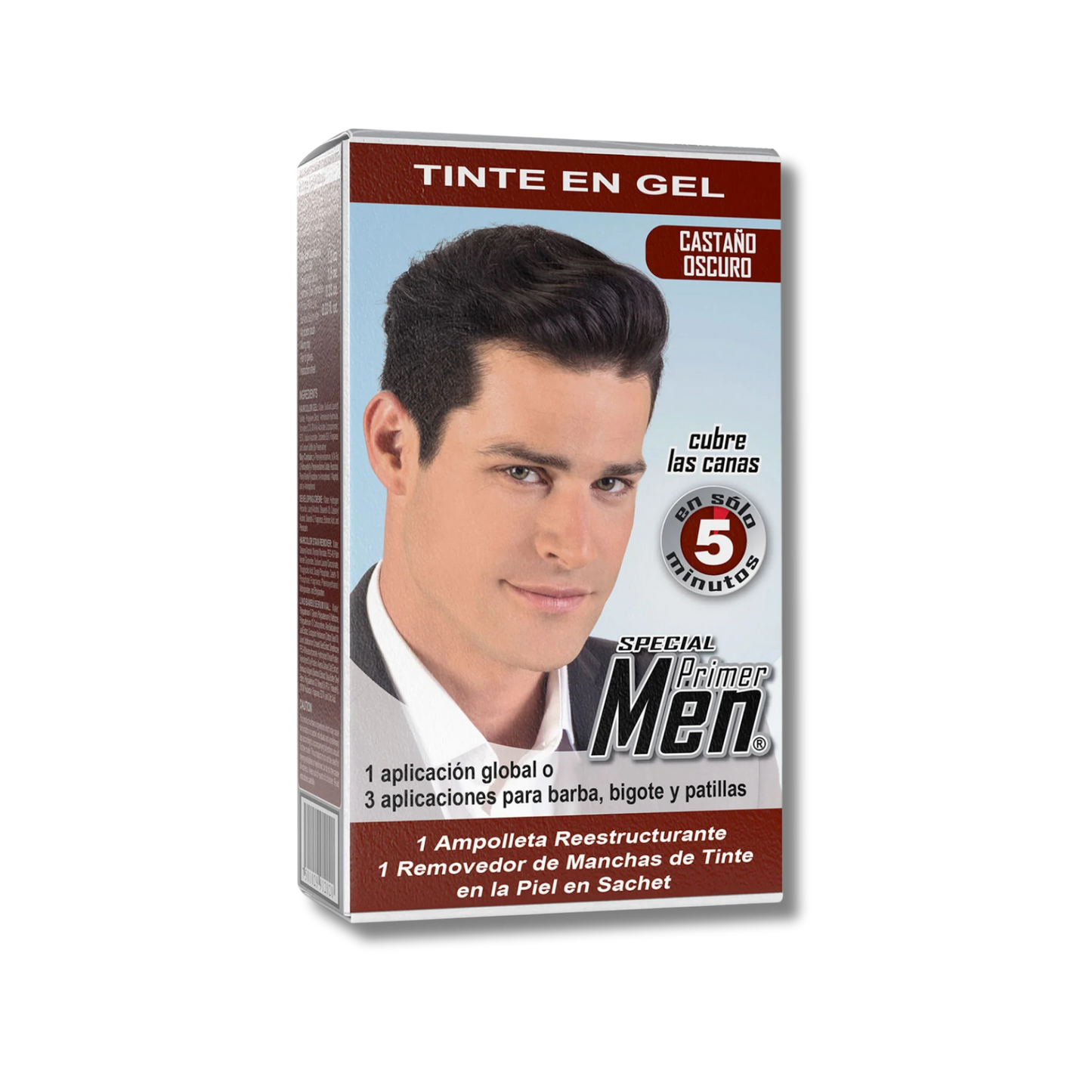 TINTE PRIMER MEN LOQUAY CASTAÑO OSCURO 85G