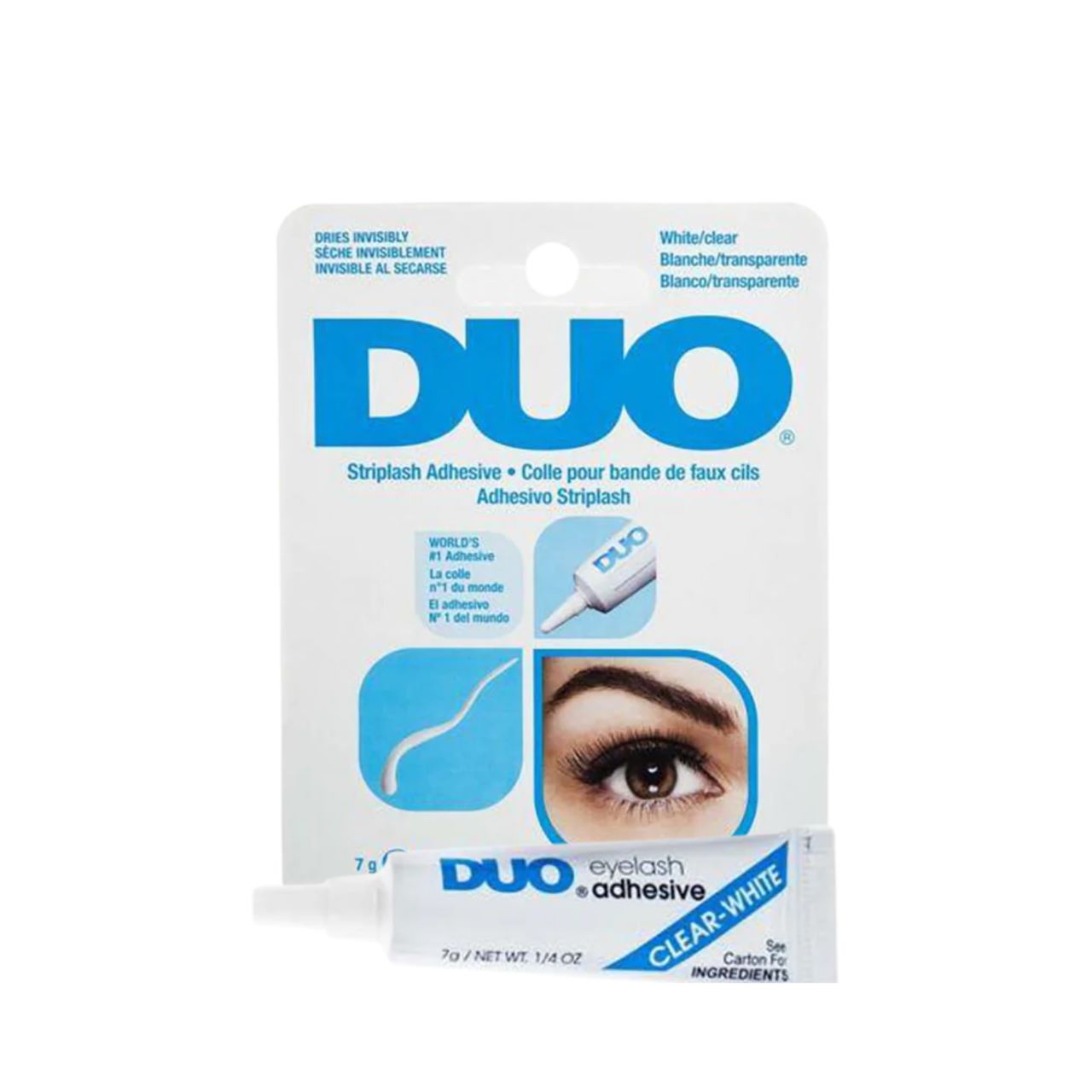 PEGAMENTO PARA PESTAÑAS TRANSPARENTE DUO 7 GR