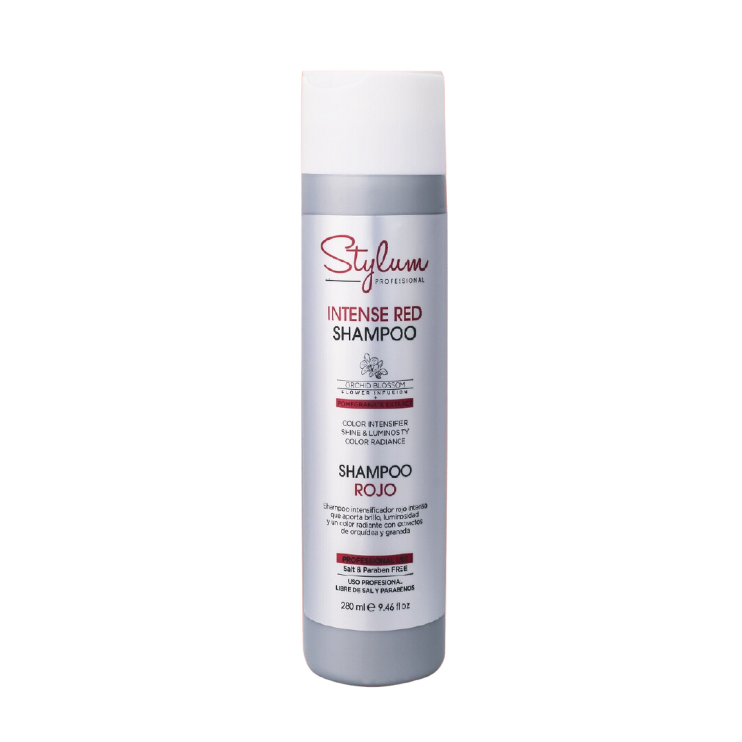 SHAMPOO INTENSIFICADOR ROJO STYLUM 280ML