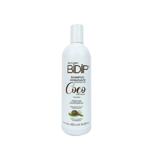 SHAMPOO HIDRATANTE COCO BIDIIP 420ML