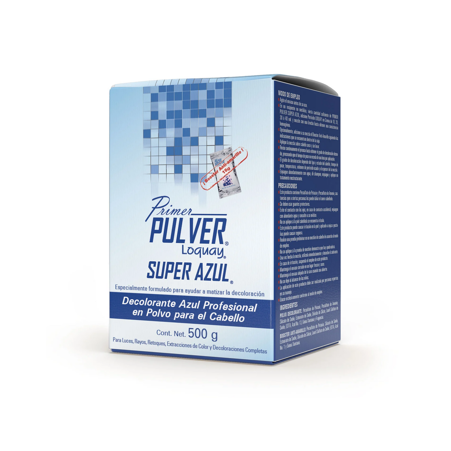 DECOLORANTE PRIMER PULVER SUPER AZUL 500G