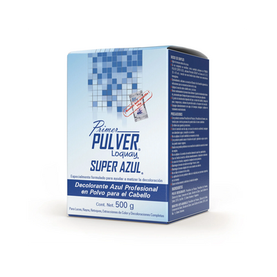 DECOLORANTE PRIMER PULVER SUPER AZUL 500G