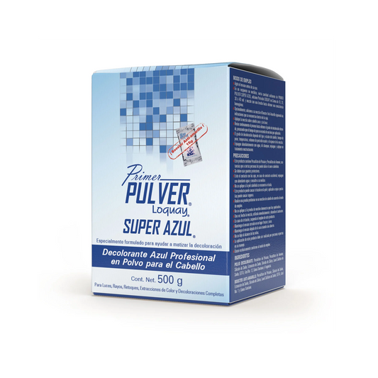 DECOLORANTE PRIMER PULVER SUPER AZUL 500G