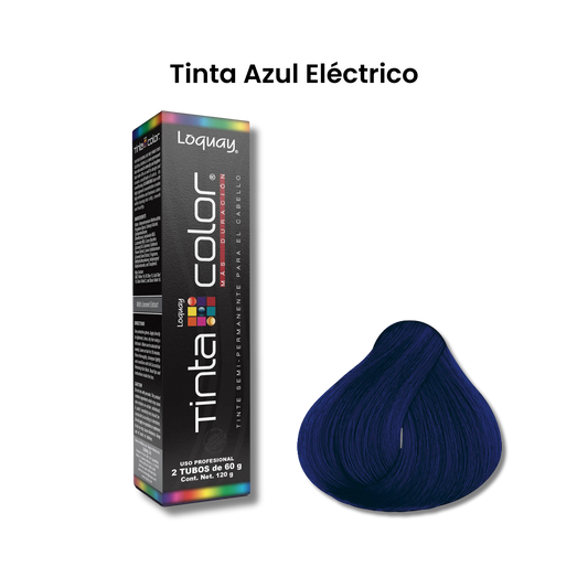 TINTE SEMIP.TINTA COLOR AZUL ELECTRICO 2X60G