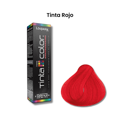 TINTE SEMIP.TINTA COLOR ROJO 2X60G