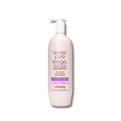 SHAMPOO MATIZADOR PURE BEIGE LOQUAY 1L