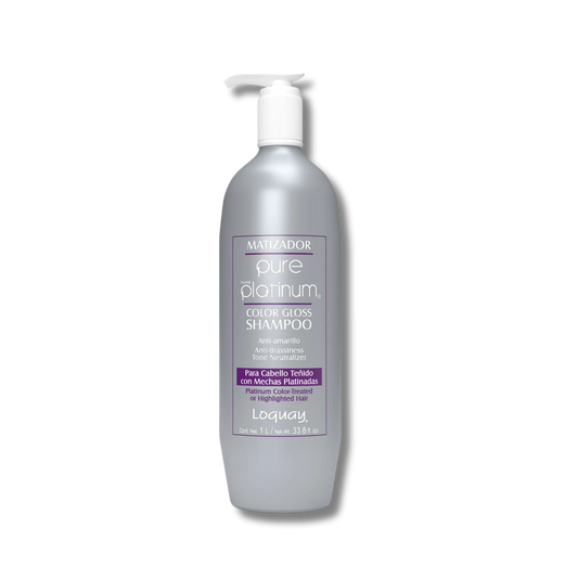 SHAMPOO MATIZADOR PURE PLATINUM LOQUAY 1L