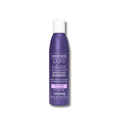SHAMPOO MATIZADOR PURE SILVER PARA CANAS LOQUAY 250ML