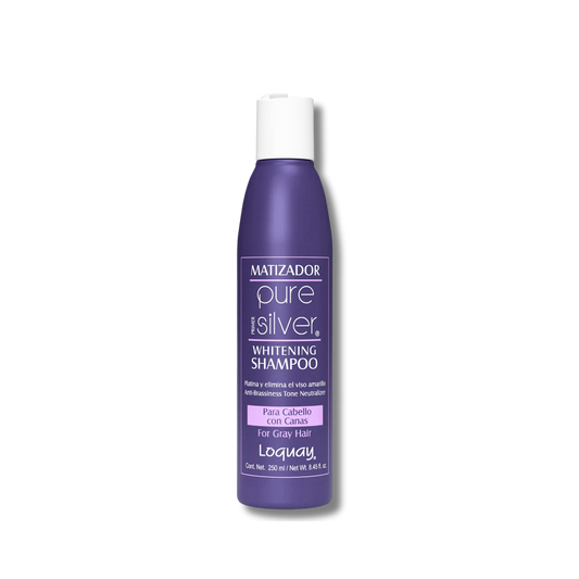 SHAMPOO MATIZADOR PURE SILVER PARA CANAS LOQUAY 250ML