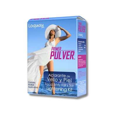 PRIMER PULVER ACLARANTE DE VELLO Y PIEL LOQUAY 50G