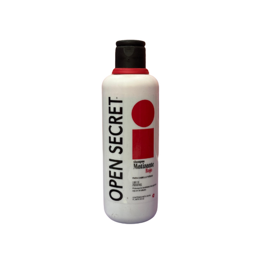 SHAMPOO OPEN SECRET MATIZANTE ROJO 300ML