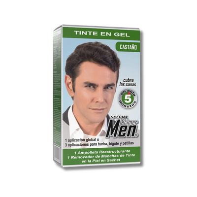 TINTE PRIMER MEN LOQUAY CASTAÑO 85G