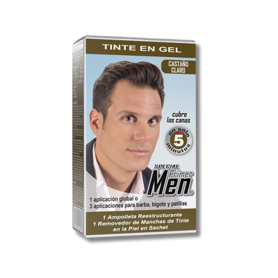 TINTE PRIMER MEN LOQUAY CASTAÑO CLARO 85G