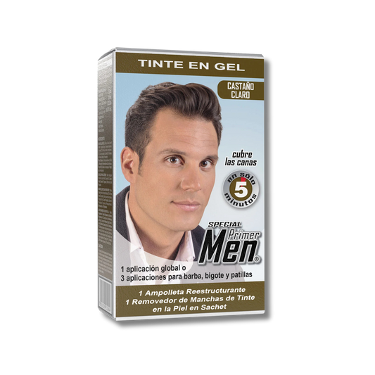 TINTE PRIMER MEN LOQUAY CASTAÑO CLARO 85G