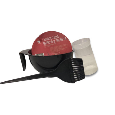 CHAROLA TINTE C/PROBETA Y BROCHA ARI 089-0007