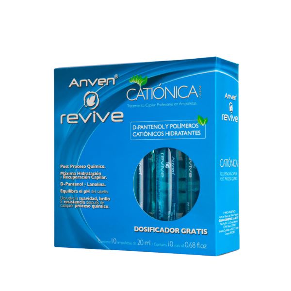 AMPOLLETA REVIVE CATIONICA C/10PZ 20ML